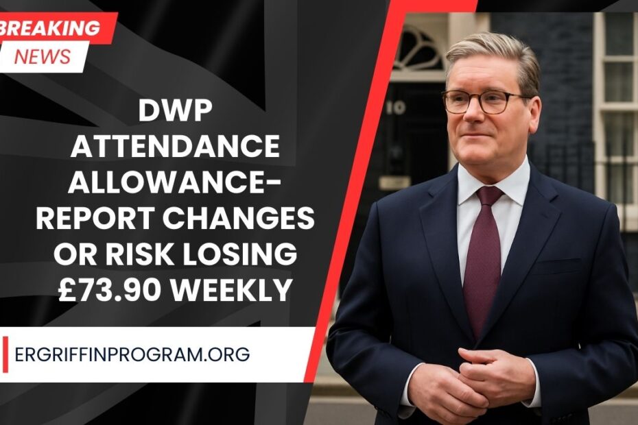 DWP Attendance Allowance- Report Changes Or Risk Losing £73.90 Weekly