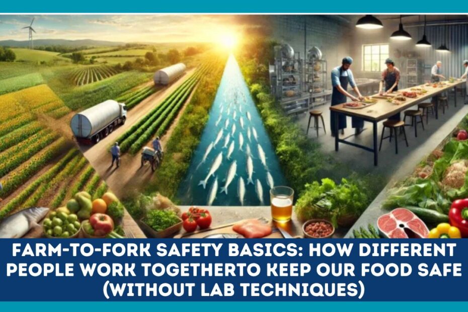 Farm-To-Fork Safety Basics: How Different People Work TogetherTo Keep Our Food Safe (Without Lab Techniques)
