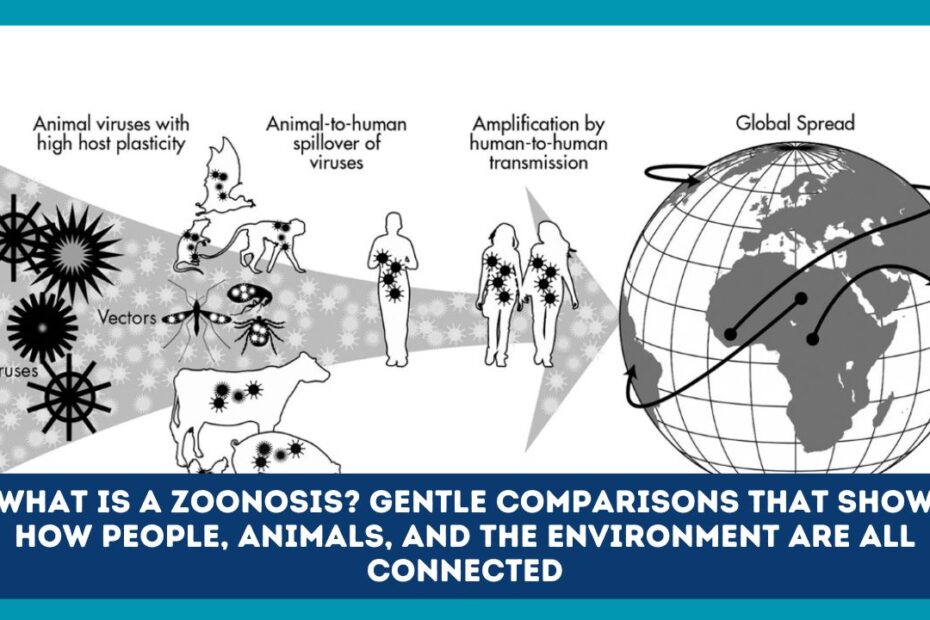 What Is A Zoonosis? Gentle Comparisons That Show How People, Animals, And The Environment Are All Connected